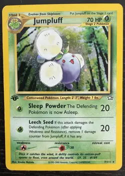 Pokemon TCG | Jumpluff 7/111 | Neo Genesis 1st Edition | MP - Image 1