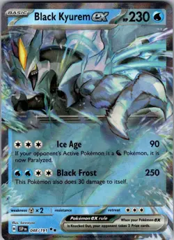 Black Kyurem ex Surging Sparks 048/191 Double Rare Holo Pokemon Near Mint - Image 1
