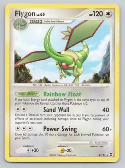 Pokemon TCG Flygon - (DPPt Rising Rivals) Rare Deck Exclusives 005/111 - Image 1