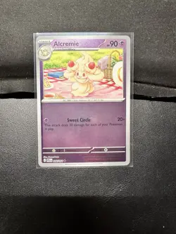 Alcremie 044/094 Uncommon Phantasmal Flames Pokemon Reverse Holo Near Mint - Image 1