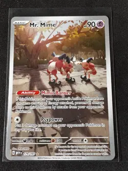 Mr. Mime 179/165 Sv: Scarlet & Violet 151 Holo Pokemon Near Mint - Image 1