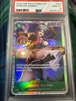 One Piece 2024 500 Years In The Future Jewelry Bonney OP07-026 PSA 10 English - Image 2