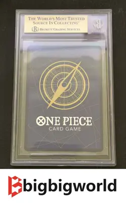 One Piece Card Game Shanks Championship 25-26 Finalist P-083 BGS 10 - Image 2