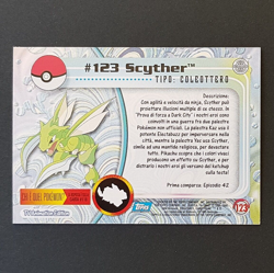 Cards Pokemon Topps Serie 2 "#123 SCYTHER" (MINT - COME NUOVA) - Image 2