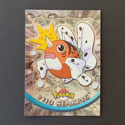 Cards Pokemon Topps Serie 1 "#118 + 119 GOLDEEN e SEAKING FOIL" (MINT - NUOVE) - Image 4
