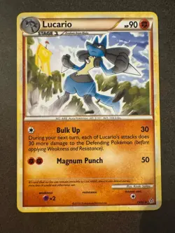 Lucario - 19/95 - Rare - Unleashed - Pokemon Card - Image 1