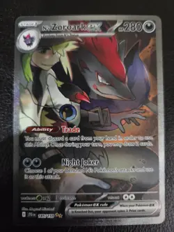 N's Zoroark ex - 185/159 - SIR - Journey Together - Pokemon Card - NM/M - Image 1