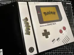 POKEMON NINTENDO GAME BOY BINDER (large) TCG TRADING CARD BINDER - Image 2