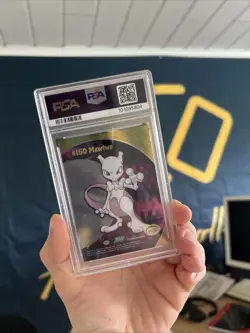 Pokemon Mewtwo PSA 10 TV Animation Clear Cards Topps 2000 GEM MT ✅ - Image 2
