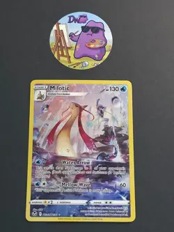 Pokemon TCG Milotic TG02/TG30 - Trainer Gallery Silver Tempest Illustration Card - Image 1
