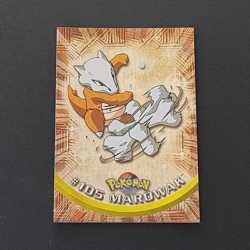Cards Pokemon Topps Serie 1 "#105 MAROWAK FOIL" (MINT - COME NUOVA) - Image 1