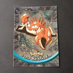 Cards Pokemon Topps Serie 1 "#99 KINGLER FOIL" (MINT - COME NUOVA) - Image 1