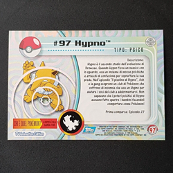 Cards Pokemon Topps Serie 1 "#97 HYPNO FOIL" (MINT - COME NUOVA) - Image 3