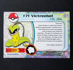Cards Pokemon Topps Serie 1 "#71 VICTREEBEL FOIL" (MINT - COME NUOVA) - Image 3