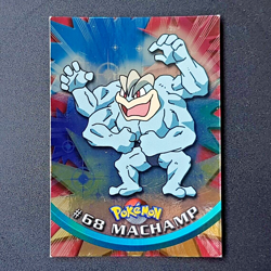 Cards Pokemon Topps Serie 1 "#68 MACHAMP FOIL" (MINT - COME NUOVA) - Image 1