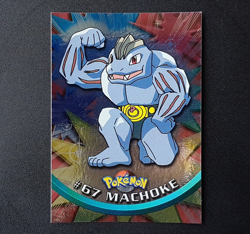 Cards Pokemon Topps Serie 1 "#67 MACHOKE FOIL" (MINT - COME NUOVA) - Image 1