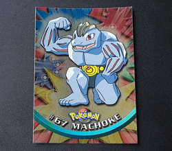 Cards Pokemon Topps Serie 1 "#67 MACHOKE FOIL" (MINT - COME NUOVA) - Image 2