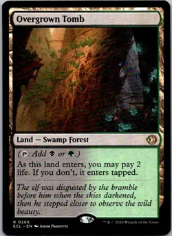 Overgrown Tomb R Lorwyn Eclipsed 266 NM Normal - Image 1
