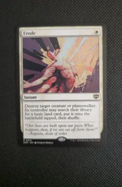 Erode RARE 0115 Nm Condition Secrets of Strixhaven Magic The Gathering - Image 1