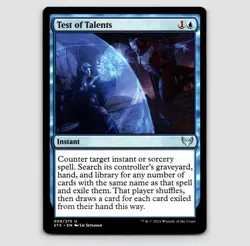 Test of Talents - STX #59 Uncommon - NM Strixhaven: School of Mages - Image 1