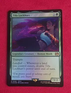 MTG Final Fantasy Tifa Lockhart Foil 0206 - Image 1