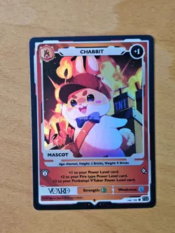 Chabbit Holo Punkalopi Mascot Card 1st Edition Rising Stars GamerSupps VCard - Image 2