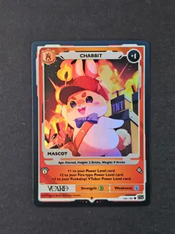 Chabbit Holo Punkalopi Mascot Card 1st Edition Rising Stars GamerSupps VCard - Image 3