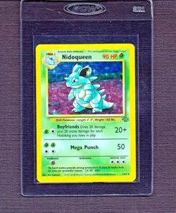 POKEMON NIDOQUEEN 1999 JUNGLE SET 1st EDITION HOLO 7/64 Lightly Played - Image 1