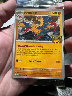 Pokemon Archeops Field Museum Exclusive Promotional Card - New Sealed - Image 1