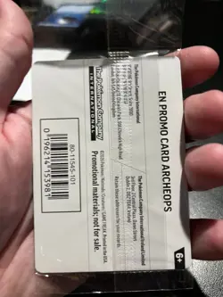 Pokemon Archeops Field Museum Exclusive Promotional Card - New Sealed - Image 2