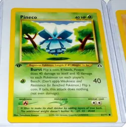 LOT OF (11) VINTAGE VG/VF FIRST EDITION POKEMON CARDS UNUSED UNPLAYED - Image 2