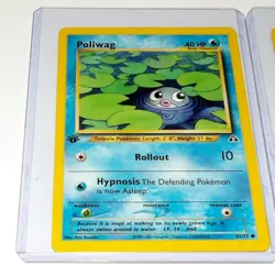 LOT OF (11) VINTAGE VG/VF FIRST EDITION POKEMON CARDS UNUSED UNPLAYED - Image 3