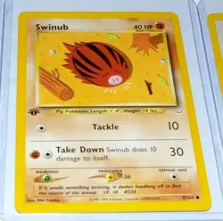 LOT OF (11) VINTAGE VG/VF FIRST EDITION POKEMON CARDS UNUSED UNPLAYED - Image 4