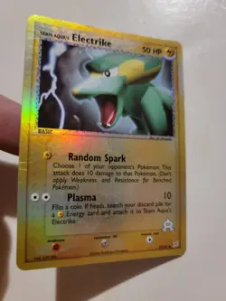 Vintage 2004 EX Team Magma vs Team Aqua's Electrike 27/95 Pokemon Card Holo - Image 1
