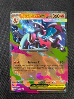 Mega Charizard X ex 029 Holo Promo ME: Mega Evolution Promo Pokemon 2 - Image 1