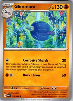 Glimmora Surging Sparks 115/191 Common Pokemon Near Mint - Image 1