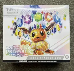 Pokemon TCG Prismatic Evolutions Elite Trainer Box English 2025 Eevee - Image 1