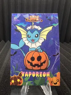 Vaporeon - Cracked Ice Holo - Halloween Card Database 2025 - Pokemon - Image 1