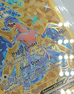 2023 Pokemon Paradox Rift Garchomp ex Hyper Rare Gold PSA 10 - Image 2