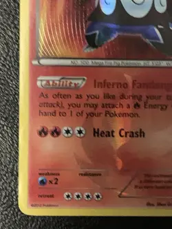 Emboar 100/99 BW Next Destinies Holo Secret Rare Shiny 2012 Pokemon TCG HP - Image 5