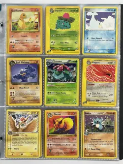 Pokemon Card Collection VTG Binder Holo Rare 1st E-Reader WOTC Venusaur Flareon - Image 1