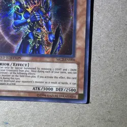 Vintage Yu-Gi-Oh! Black Luster Soldier Envoy of the Beginning MC2-EN004 a - Image 5
