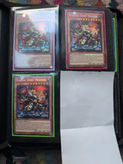 3x YUGIOH Secret Rare Therion "King" Regulus MP23-EN063 1st Edition - Image 1