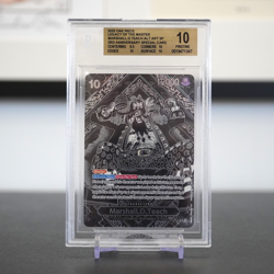 Marshall.D.Teach Silver SR One Piece TCG English OP09-093 Beckett 10 - Image 1