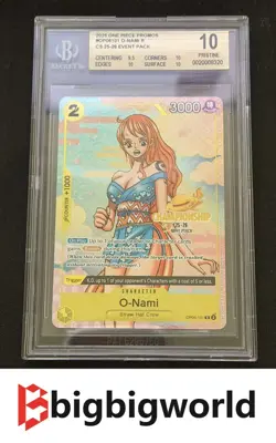 One Piece Card Game O-Nami Championship 25-26 Event Pack OP06-101 BGS10 - Image 1
