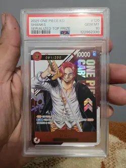 No 91. Serial Shanks OP01-120 Flagship Battle 2025 Promo One Piece KOREAN - Image 1