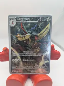 Kingambit Pokemon TCG Sv: Scarlet & Violet Promo Card Full Art Holo 130 NM - Image 1