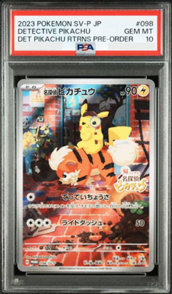 PSA 10 Detective Pikachu 098/SV-P Returns 2023 Japanese Pokemon Card Game - Image 2