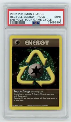 Recycle Energy Holo Energize Your Game Cycle Promo PSA 9 Mint Pokemon Card - Image 1