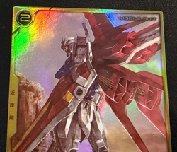 Gundam Arsenal Base Aile Strike Gundam PR-012 Promo Card GAT-X105 Holographic - Image 3
